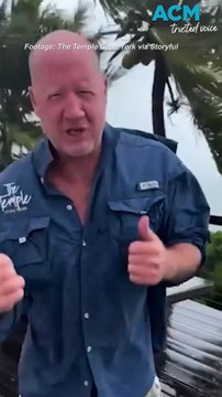 ‘She’s here!': Cyclone Narelle landfall in Far North Queensland