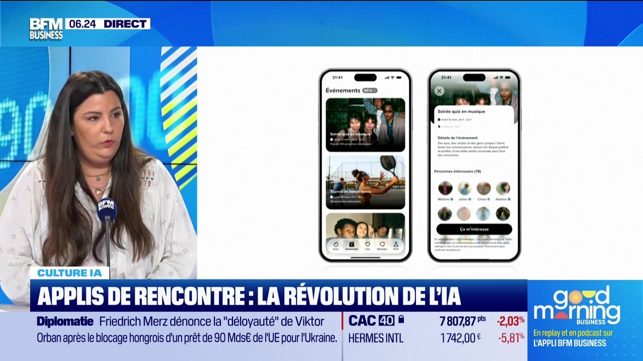 Culture IA : Applis de rencontre, la révolution de l'IA, par Léa Benaim - 20/03