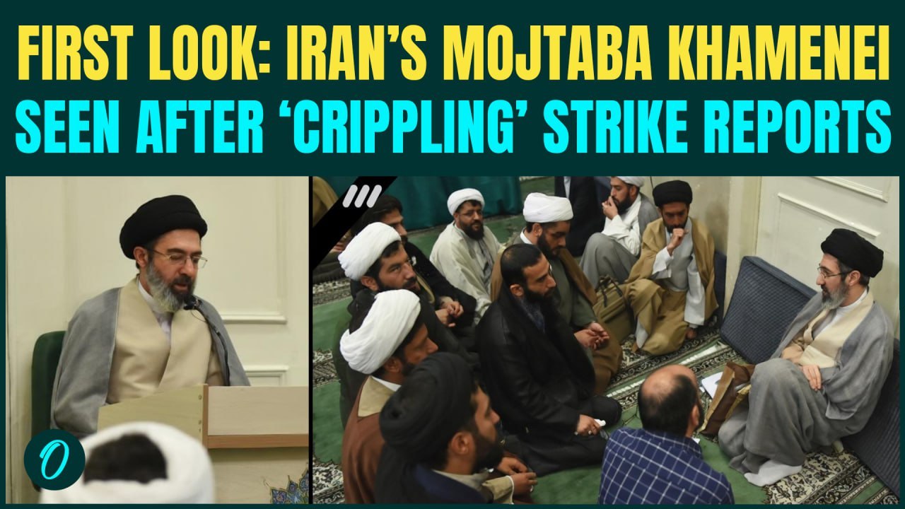 FIRST VISUALS of Iran’s Mojtaba Khamenei Meeting Followers; Fires STRONG Message at Trump, Netanyahu