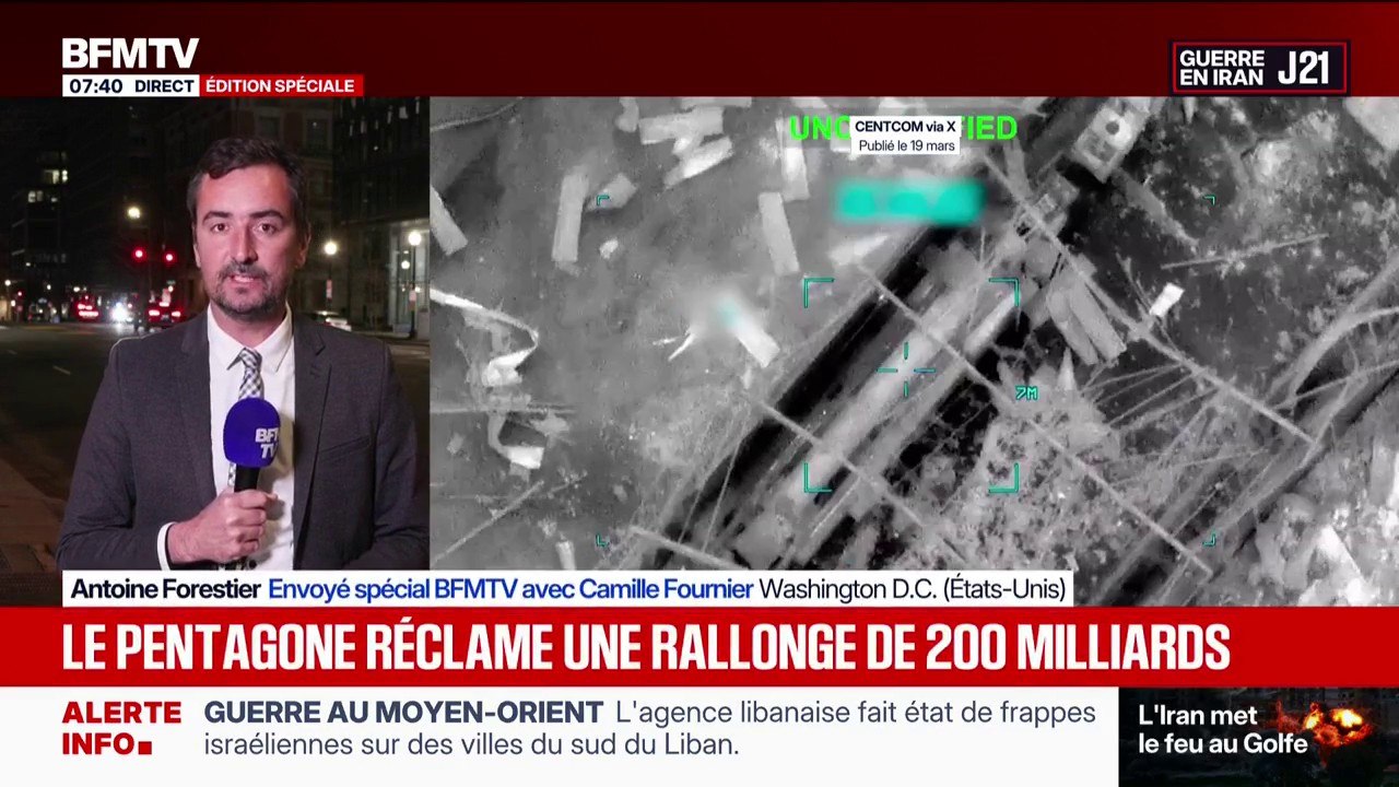 Guerre au Moyen-Orient: le Pentagone réclamerait une rallonge budgétaire de 200 milliards de dollars pour financer la guerre en Iran
