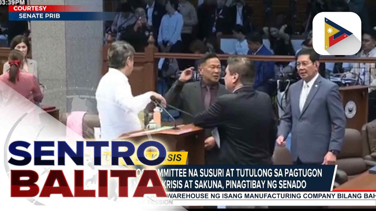 Pagbuo ng Ad Hoc Committee na susuri at tutulong sa pagtugon sa epekto ng mga krisis at sakuna, pinagtibay ng Senado | ulat ni Louisa Erispe