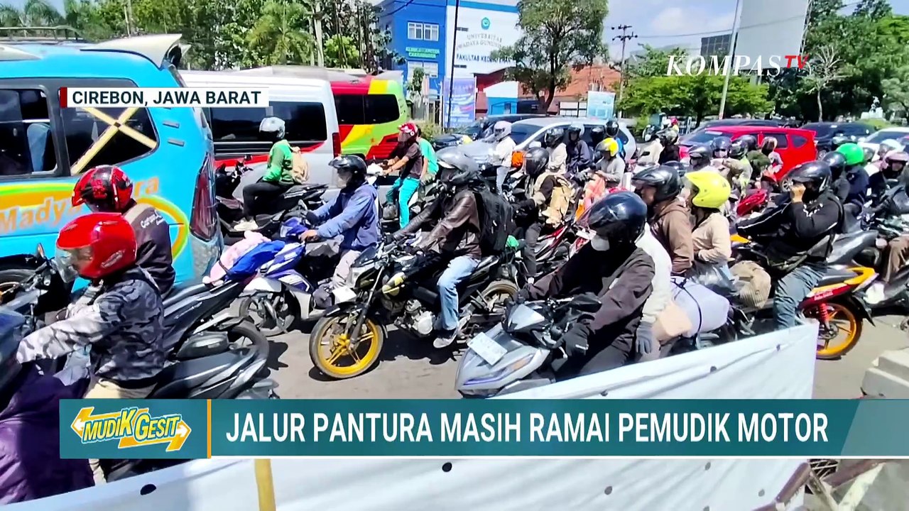 Pemudik Motor Masih Padati Jalur Pantura | SAPA SIANG
