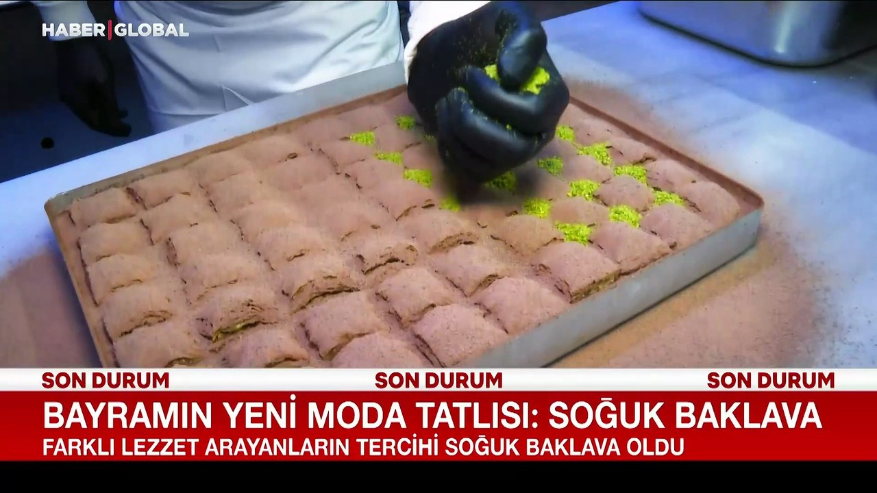 Bayramın yeni moda tatlısı: Soğuk baklava