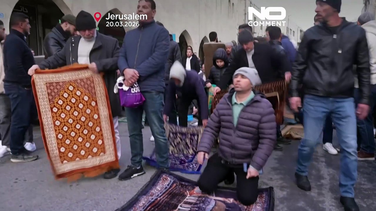 Tränengas in Jerusalem: Gläubige feiern Eid-Gebete vor Al-Aqsa