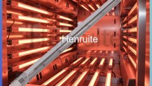400w--10000w halogen infrared double tube 1123 golden reflector lamp 09751720 infrared heating lamp for print