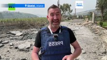 Watch: Missile lands near Russian TV crew during live report in Lebanon