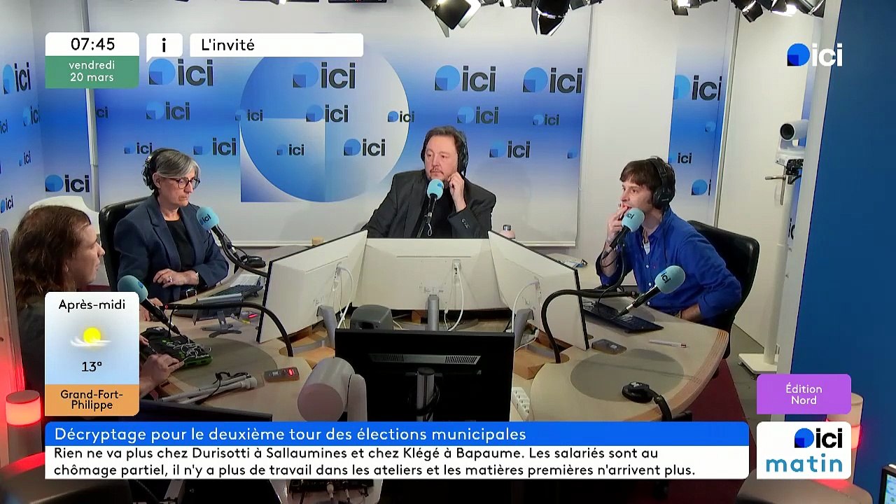 Municipales 2026 : le politologue Tristan Haute résume les grands enjeux du second tour dans le Nord-Pas-de-Calais