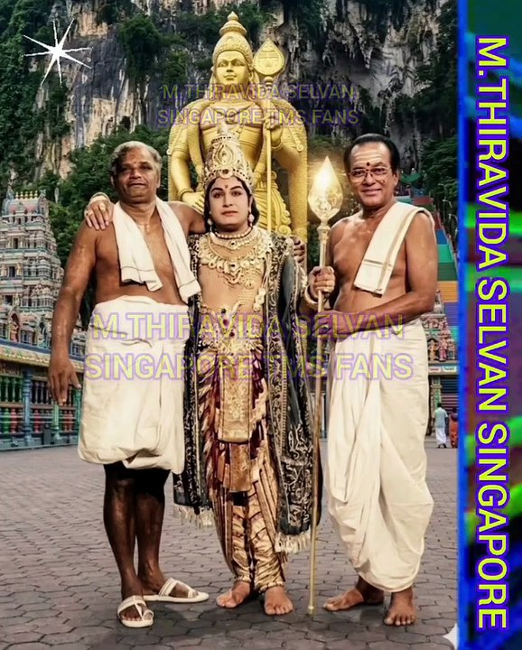 படத்தில் இருப்பது தேவர் ஐயா டி எம் எஸ் அய்யா எம்ஜிஆர் ஐயா M.THIRAVIDA SELVAN SINGAPORE TMS FANS 2026