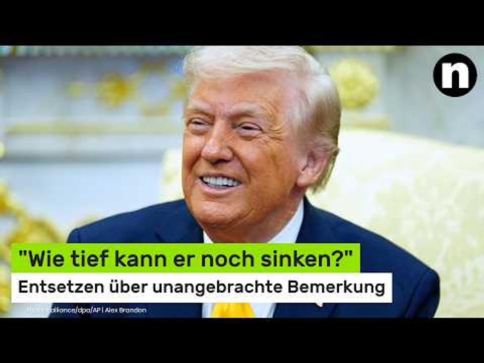 Donald Trump: 'Wie tief kann er noch sinken?' - Entsetzen über unangebrachte Bemerkung