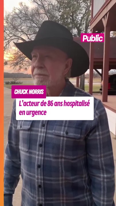Chuck Norris hospitalisé en urgence à 86 ans