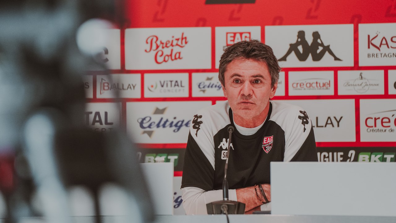EAG - Stade de Reims : le point presse de Sylvain Ripoll