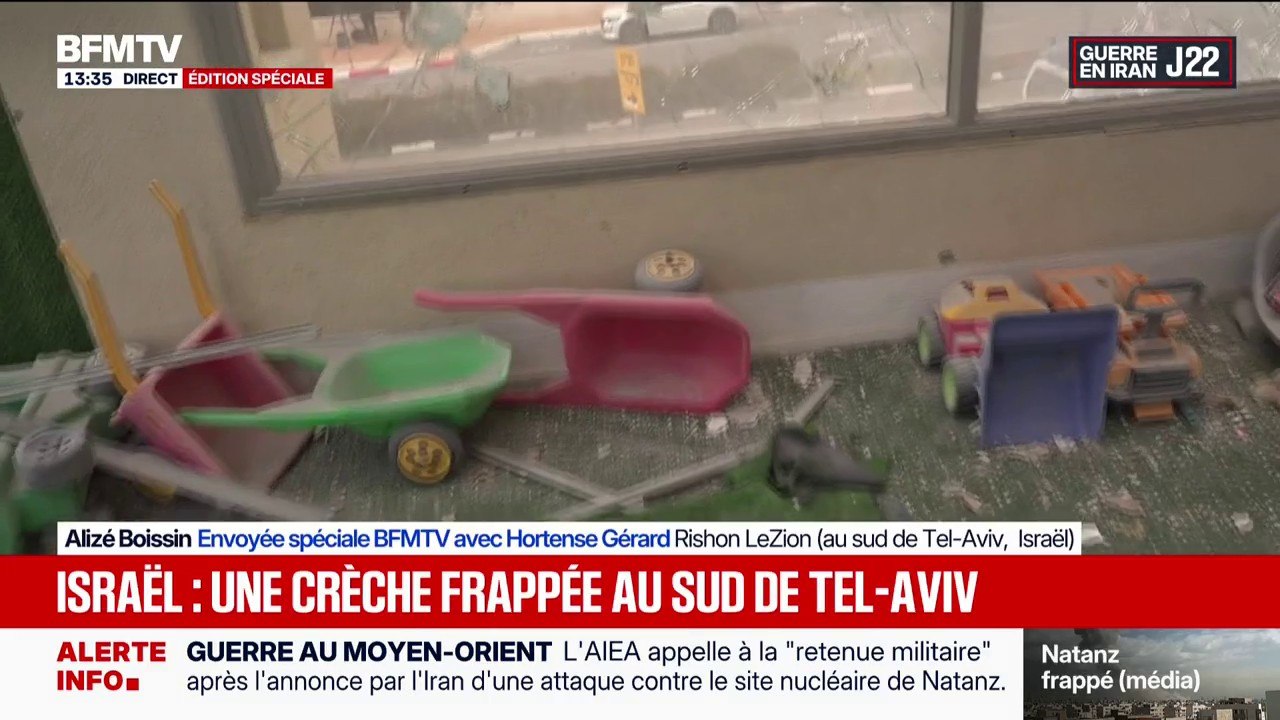 Guerre au Moyen-Orient: une frappe iranienne a touché un jardin d'enfants à Rishon LeZion, en Israël