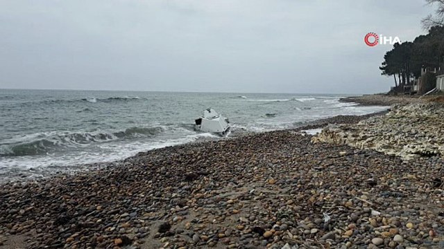 Ordu'da büyük panik: Sahile vuran insansız deniz aracı ekipleri alarma geçirdi