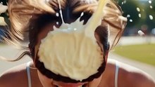 美女が顔面パイ 27 #パイ投げ #ai #アイドル #JK #美女 #客室乗務員 #スチュワーデス Loser gets pie in the face!