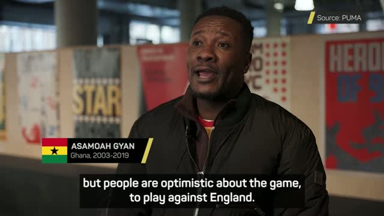 Gyan 'optimistic' about Ghana's chances against England