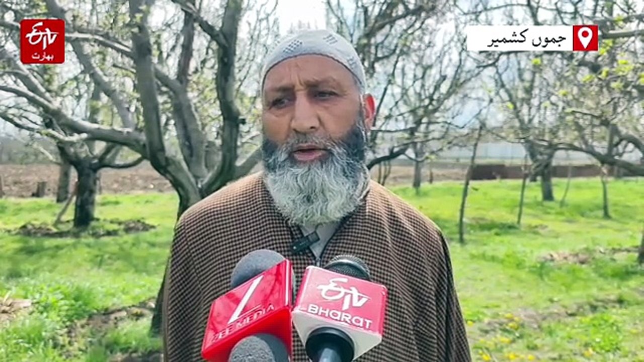 کشمیر میں طویل خشک سالی کے بعد رحمت باراں، کسانوں کے چہرے کھل اٹھے