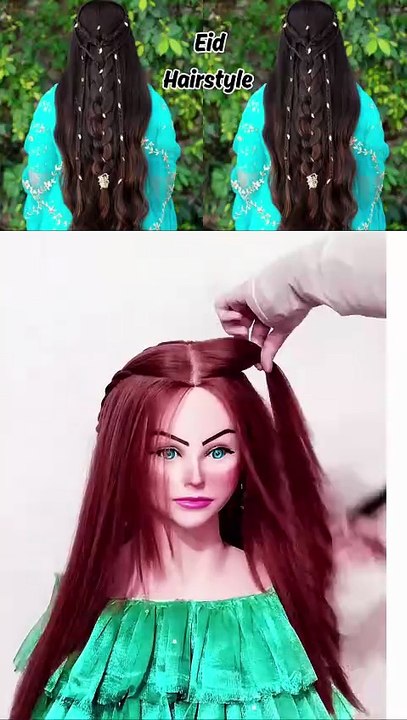Eid hairstyle open hairstyle easy hairstyle simple hairstyle