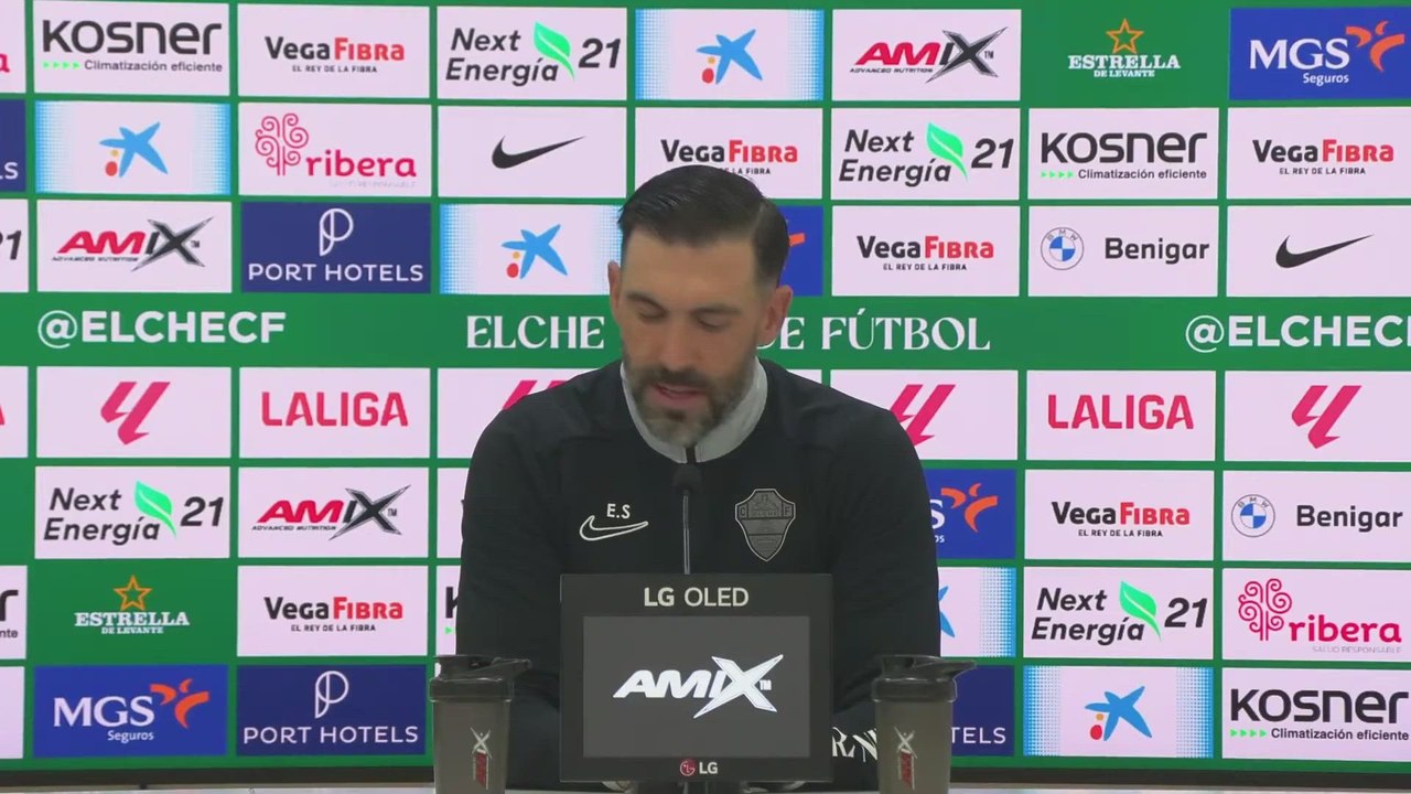 Eder Sarabia, rueda de prensa completa previa al Elche vs Mallorca