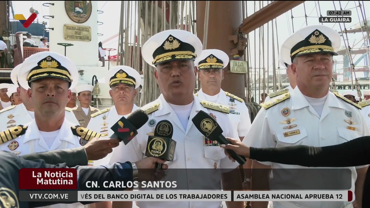 Buque Escuela Simón Bolívar zarpará hacia su 36º viaje de instrucción al exterior