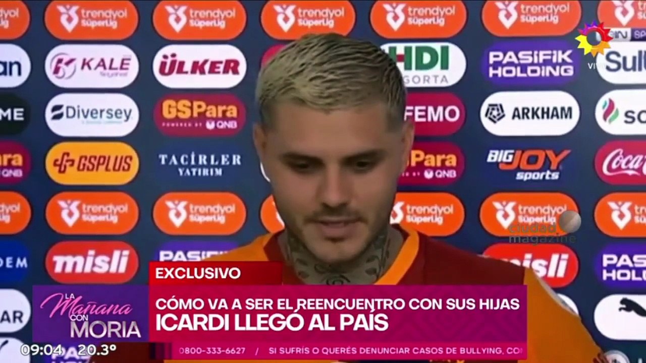 Mauro Icardi en Argentina: por cuántos días y cómo es el megaoperativo reencuentro con sus hijas