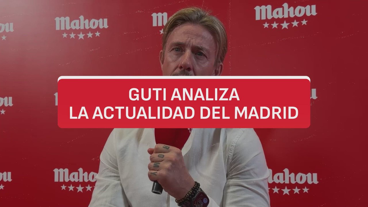 Guti analiza la actualidad del Real Madrid antes del derbi y tra la victoria al Manchester City
