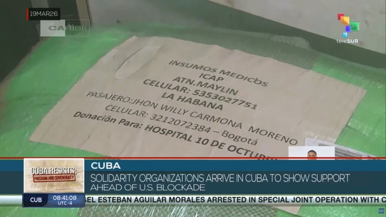 Global Sumud Flotilla activists report 30 tons of solidarity aid in-route to Cuba