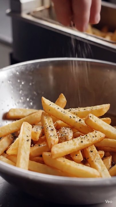 CRUNCHIEST Fries Ever 🤯🔥 | 100% Satisfying #shorts