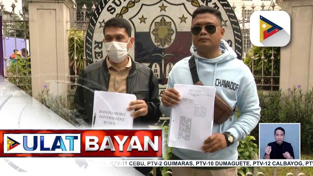 Grupong Save Bangsamoro Movement, naghain ng petisyon laban sa Bangsamoro Autonomy Act No. 85 | ulat ni RR Tubice