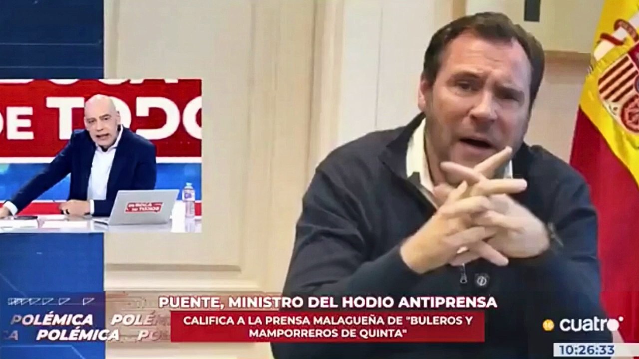 Nacho Abad estalla contra el faltón Óscar Puente por su ineficiencia con los trenes: «Rebota que tu culo explota»