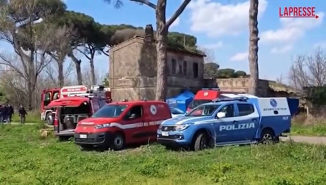 Roma, crolla un casolare nel Parco degli Acquedotti: le immagini dal luogo dell'incidente