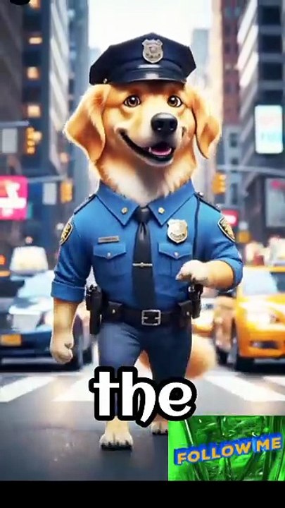 Smart Dog Police Officer Catches Thief 😂 | AI Animal Story | Smart Animals Studio