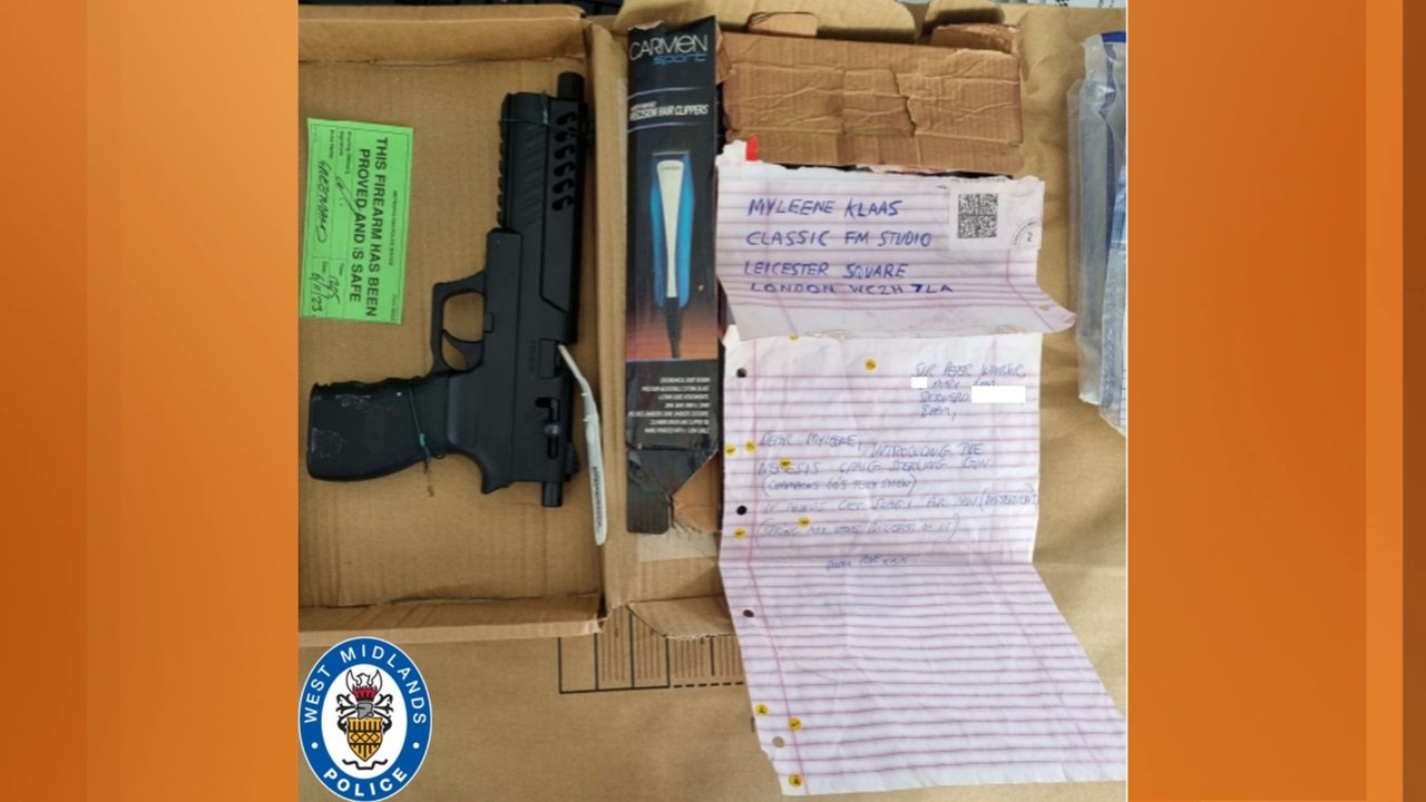 Stalker who posted air gun and handcuffs to Myleene Klass given hospital order