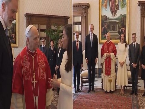 Felipe e Letizia di Spagna, l'incontro in Vaticano con papa Leone XIV