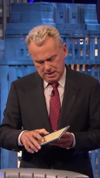 Pat Sajak Breaks the Rules Opening Prize Early on Wheel of Fortune
