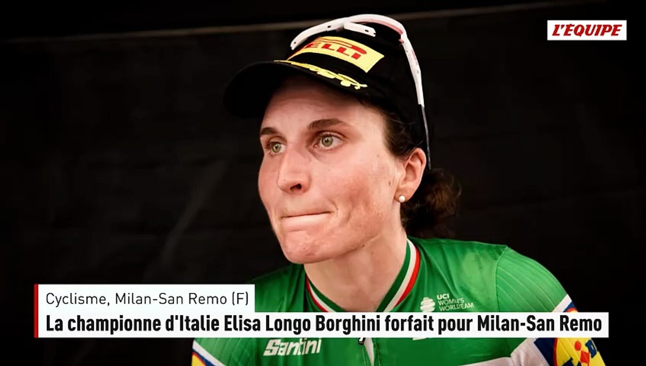La championne d'Italie Elisa Longo Borghini forfait pour Milan-San Remo - Cyclisme - Milan-San Remo (F)