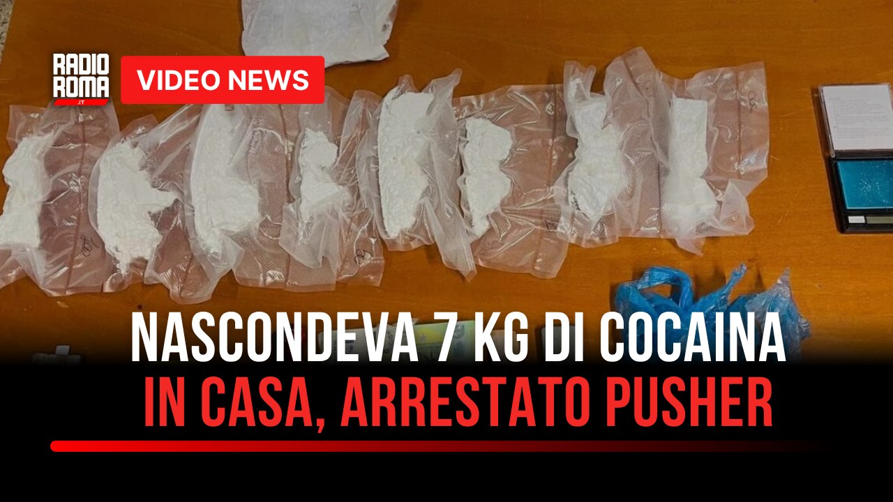 Nascondeva 7 kg di cocaina in casa, arrestato pusher