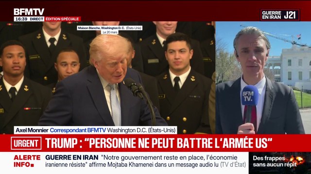 Guerre au Moyen-Orient: Donald Trump affirme que les Iraniens n'ont plus de marine