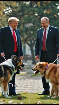 Trump & Putin Show Dogs… Kim Jong Un Crashes! 😱🐶 #ViralShorts #FunnyVideo #UnexpectedTwist