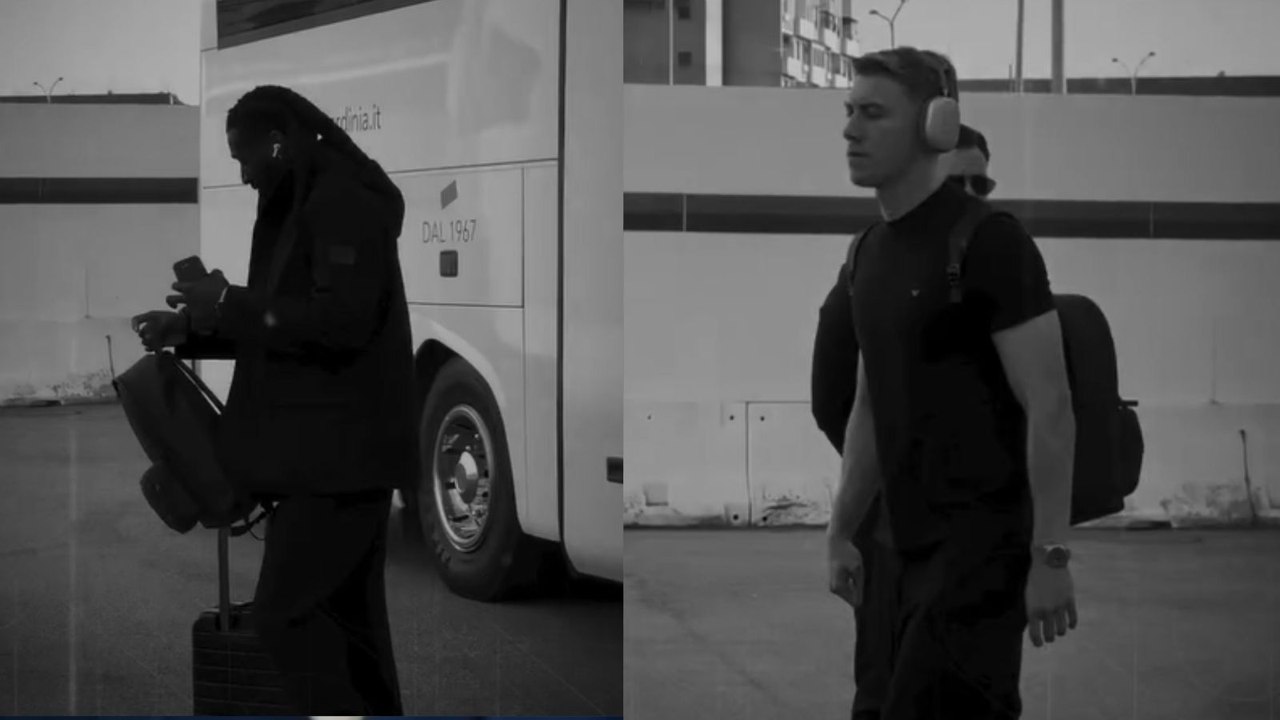 Il Napoli è arrivato all'Unipol Domus di Cagliari: la concentrazione degli azzurri!