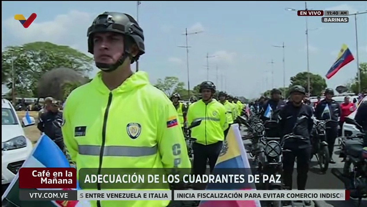 Vpdte. Sec. Diosdado Cabello: Estamos pasando de 88 Cuadrantes de Paz a 297