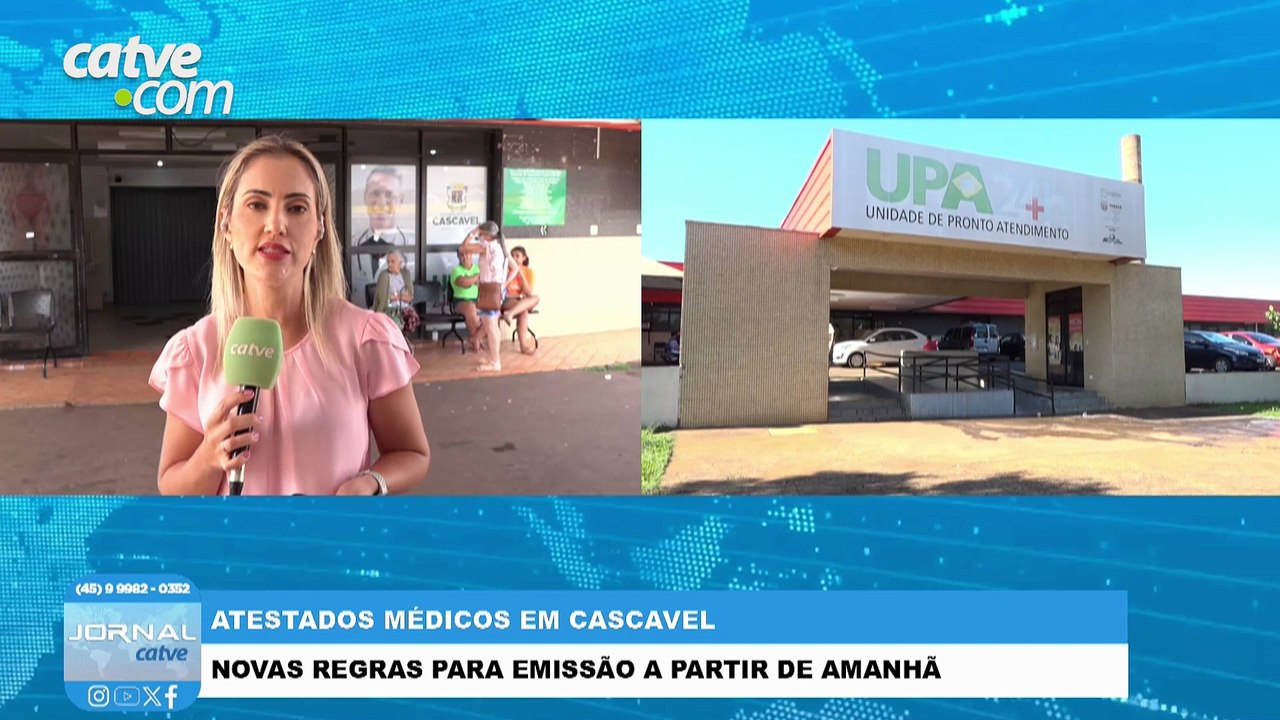 Rede pública de saúde de Cascavel terá novas regras para emissão de atestado médico
