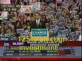 Barack Obama Democratic nominee speech part 1