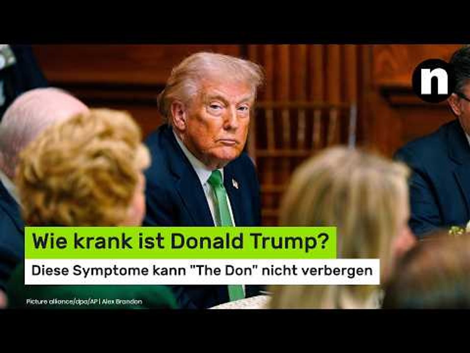 Wie krank ist Donald Trump?: Diese beängstigenden Symptome kann 'The Don' nicht verbergen