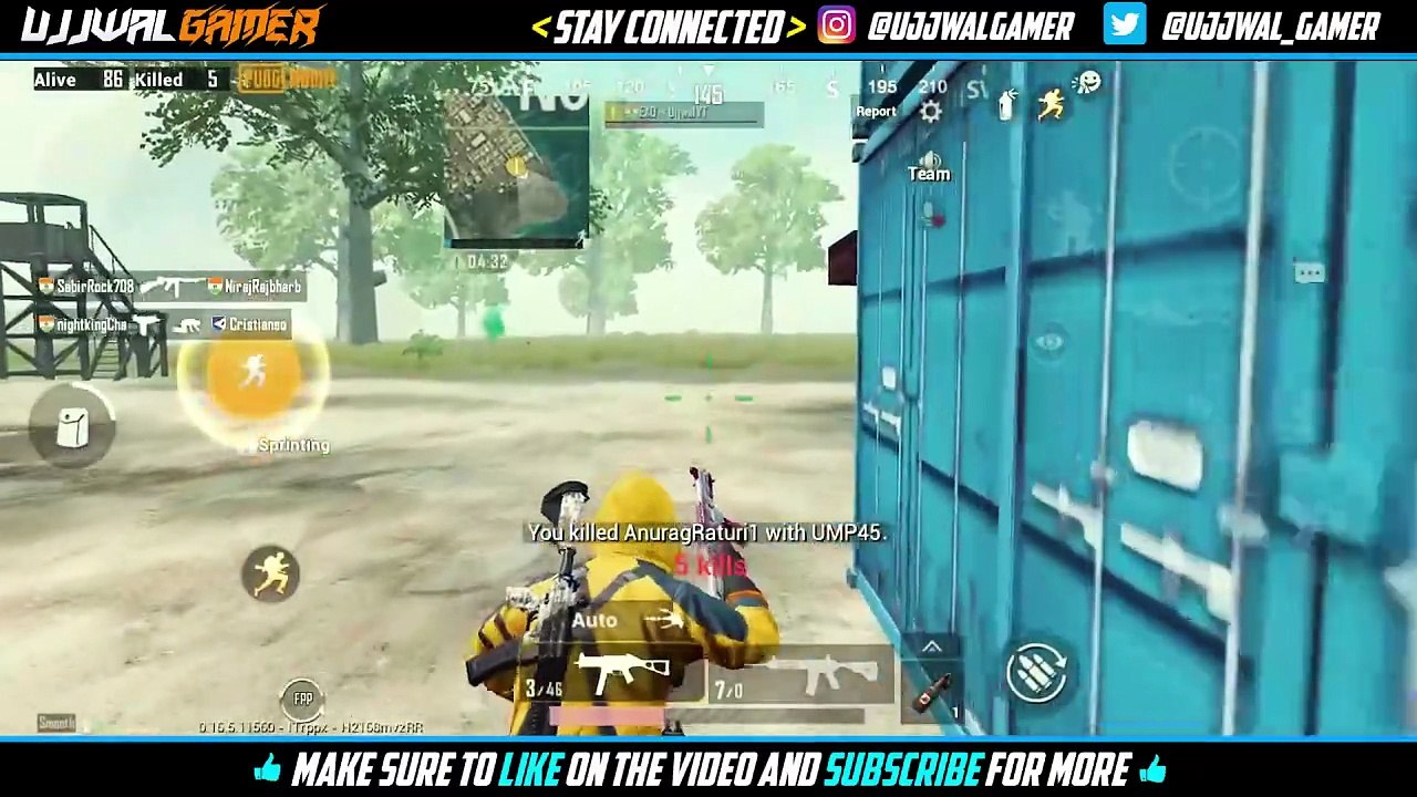 Awm + M249 Vs Camper Squad!!! | 20 Kills Solo Vs Squad | Pubg Mobile