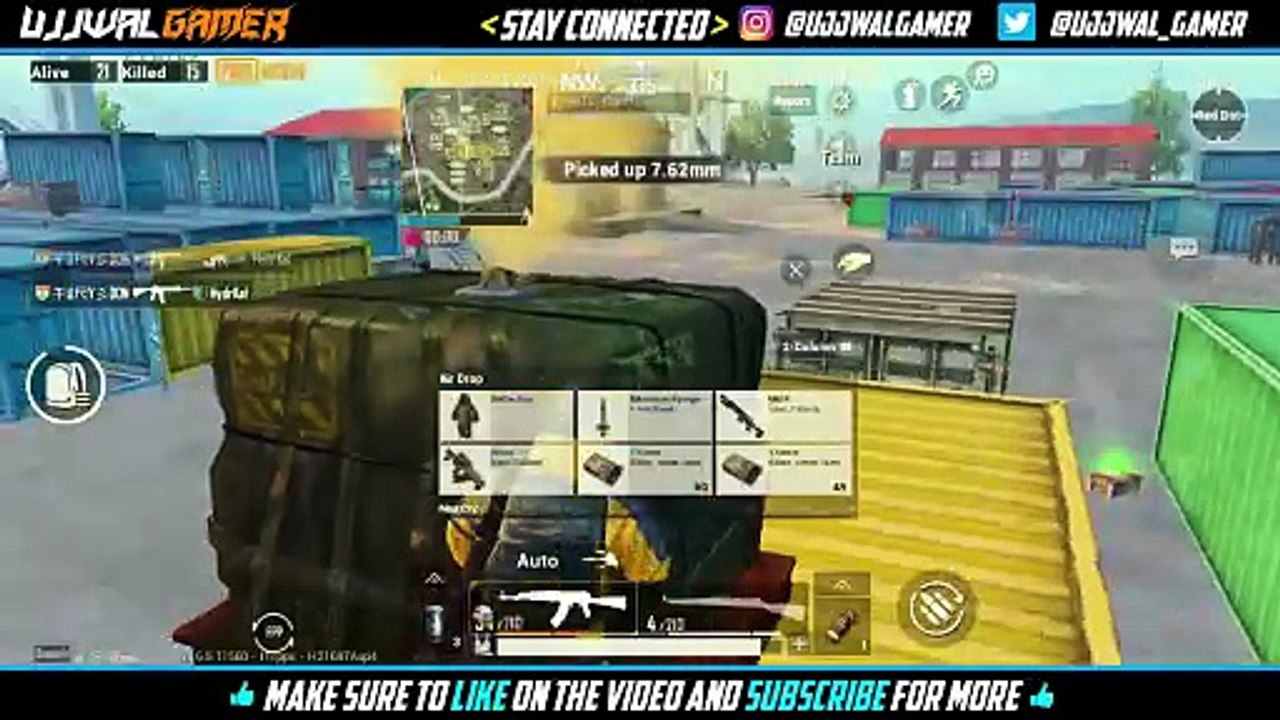 Groza + 6x + Kar98 Is Op!!! | 26 Kills Solo Vs Squad | Pubg Mobile