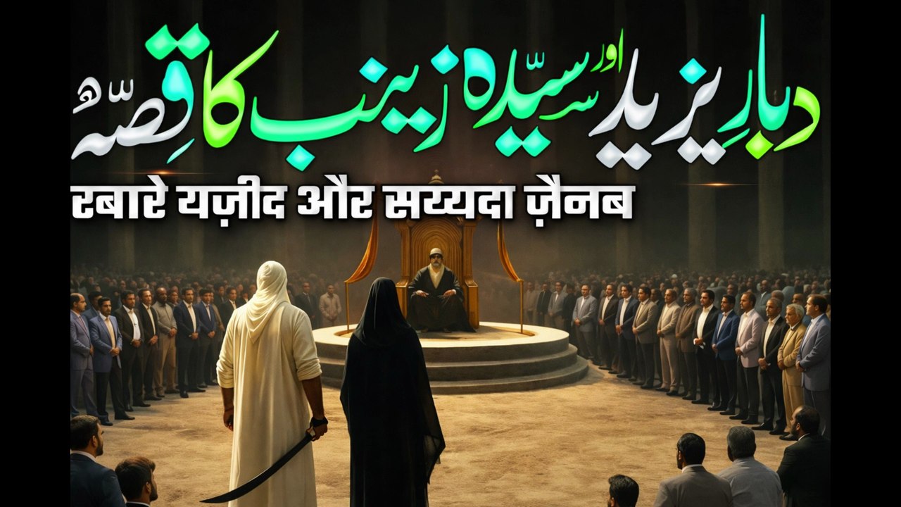 Yazeed Ke Darbar Main Bibi Zainab Ka Rula Dene Wala Khutba! _ Waqia Karbala Ki Haqeeqat _ Noor TV