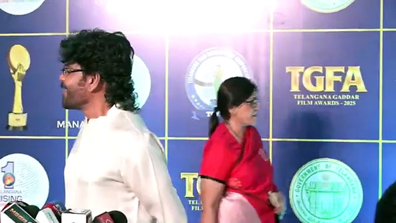 Naga Chaitanya & Sobhita Exclusive Visuals @ Telangana Gaddar Awards
