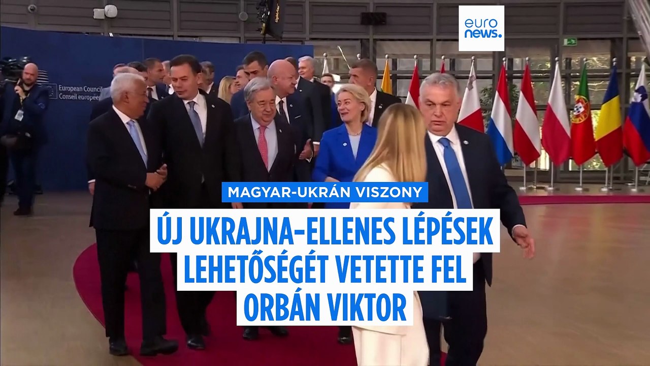 Orbán felvetette az Ukrajnának szánt uniós hitelek vétója melletti egyéb intézkedések lehetőségét is