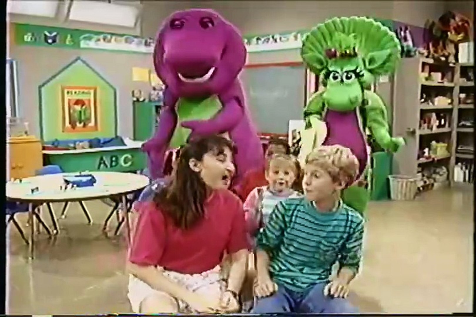 Barney Let's Play School Vhs Reversed