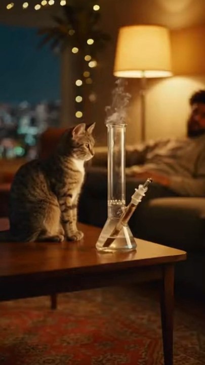 Ce chat est vraiment machiavélique… 😾